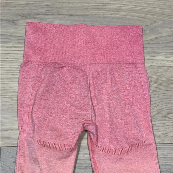 Gymshark Seamless Leggings Women's Size Small Ombre Pink /Orange - Picture 8 of 10